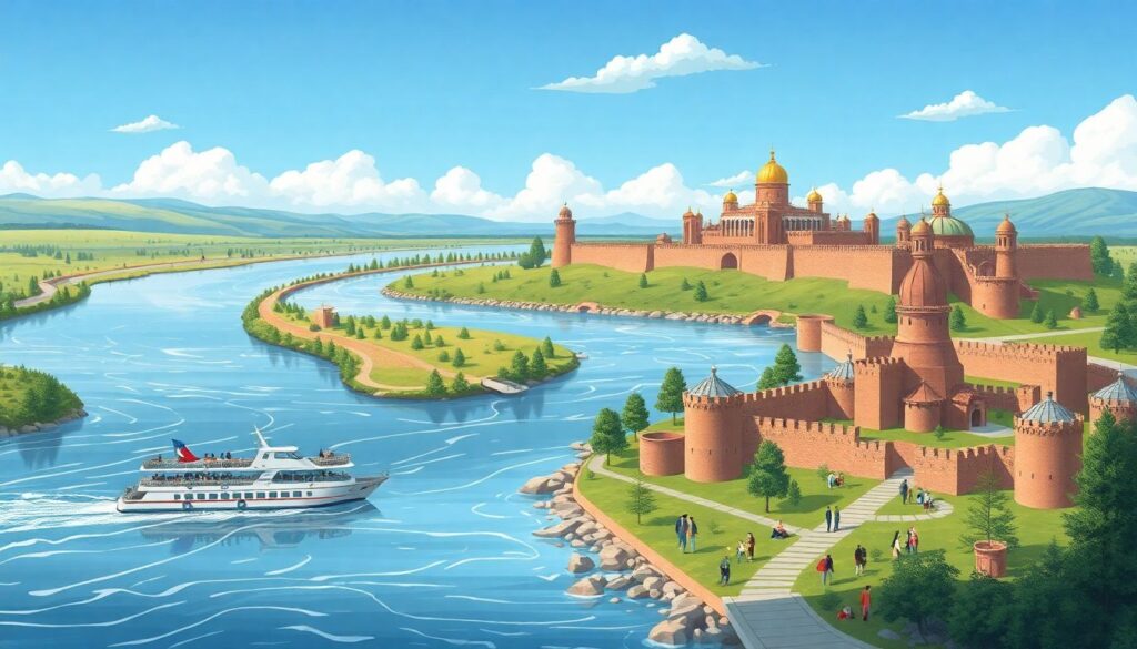 Исторические маршруты по Тюменской области: реки и крепости - иллюстрация