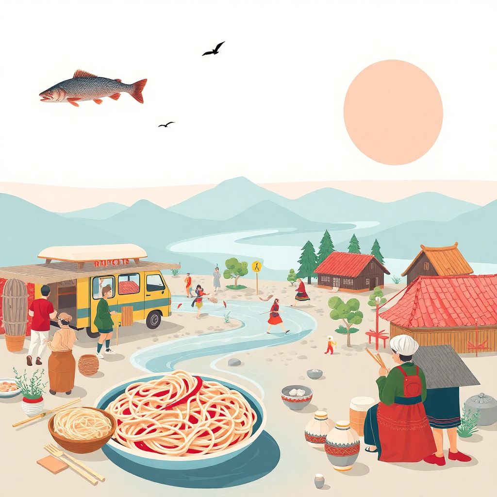 Кулинарные маршруты Хабаровского края: рыбные блюда и традиционная лапша