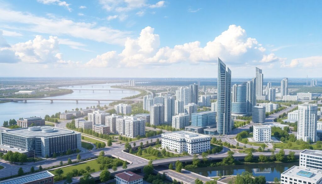 Города и села Ольгинской области: леса и реки - иллюстрация