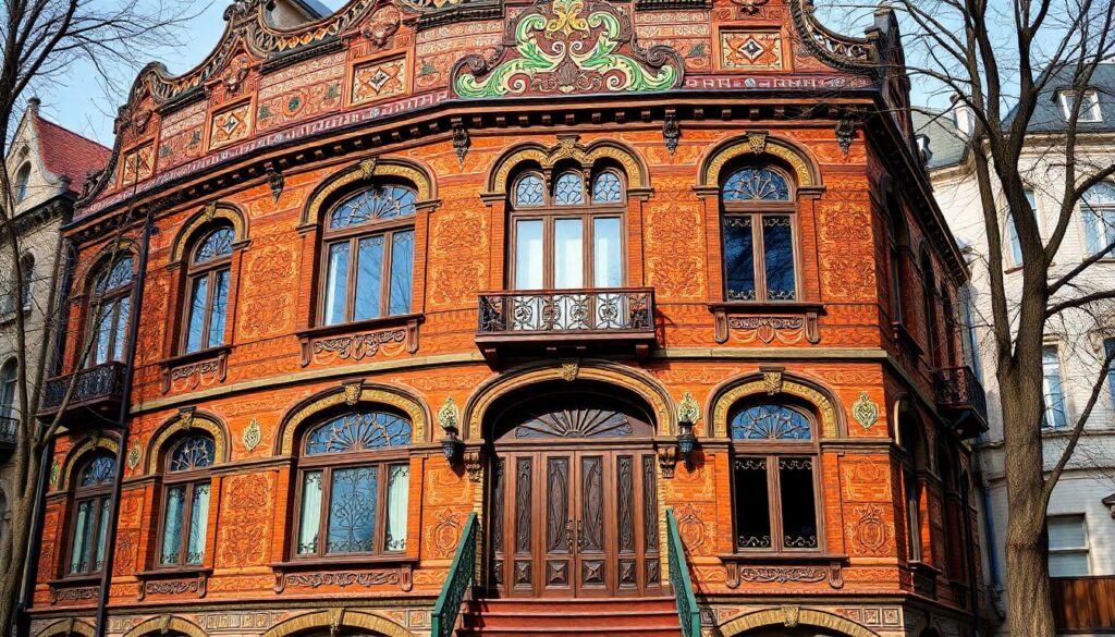 старые купеческие дома - иллюстрация