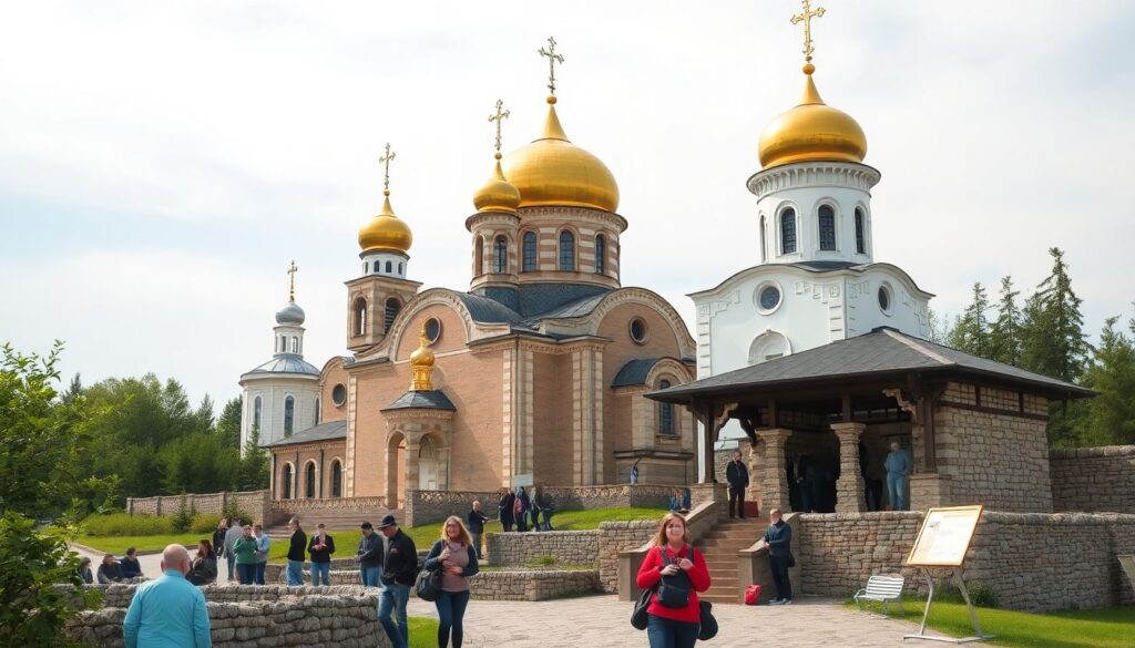 Путешествия по старым религиозным центрам: монастыри и храмы России - иллюстрация