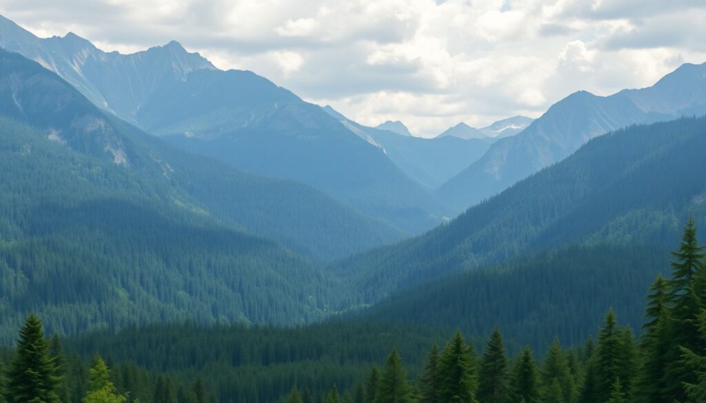 Национальные парки Республик Северного Кавказа: ущелья и плато - иллюстрация