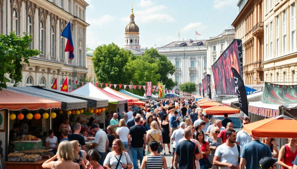 Фестивали и события в городах России: календарь на год - иллюстрация
