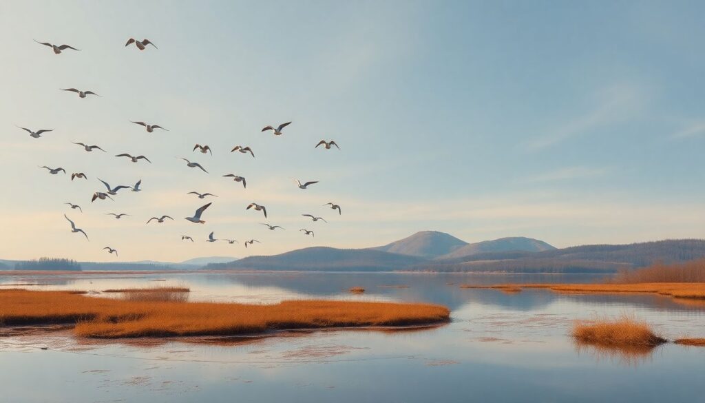 Города и села Магаданской области: северные пейзажи и лодочные каналы - иллюстрация