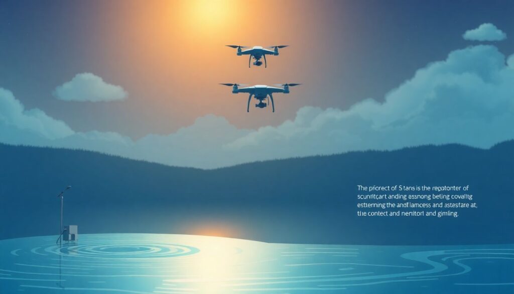 озера и реки - иллюстрация