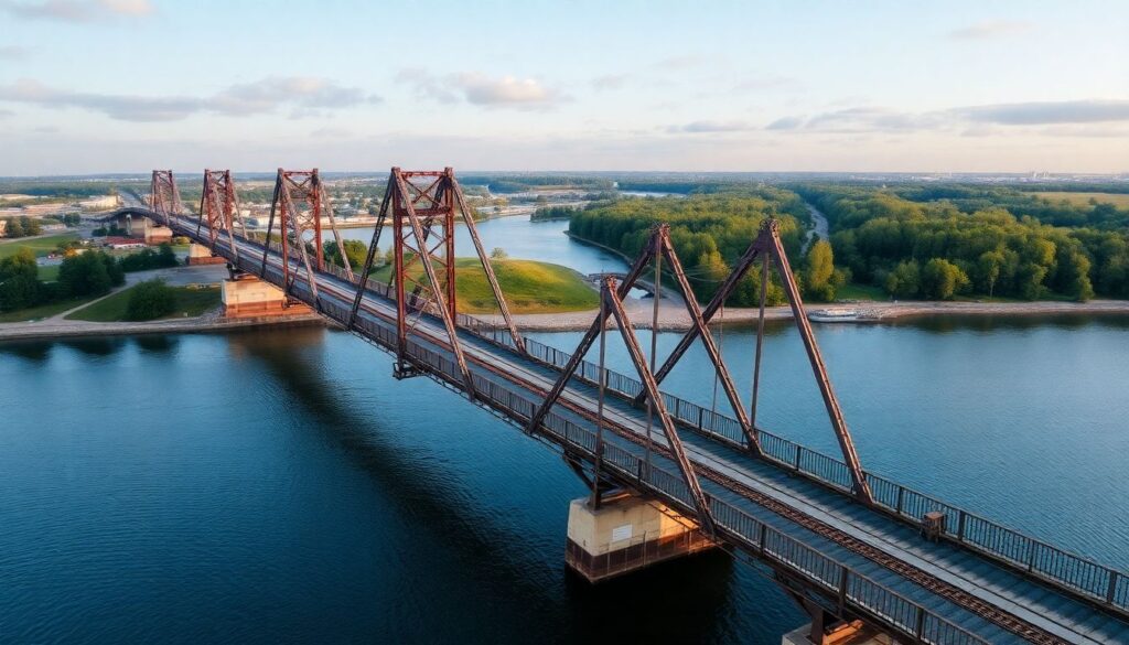 Города и села Ленинградской области: мосты - иллюстрация