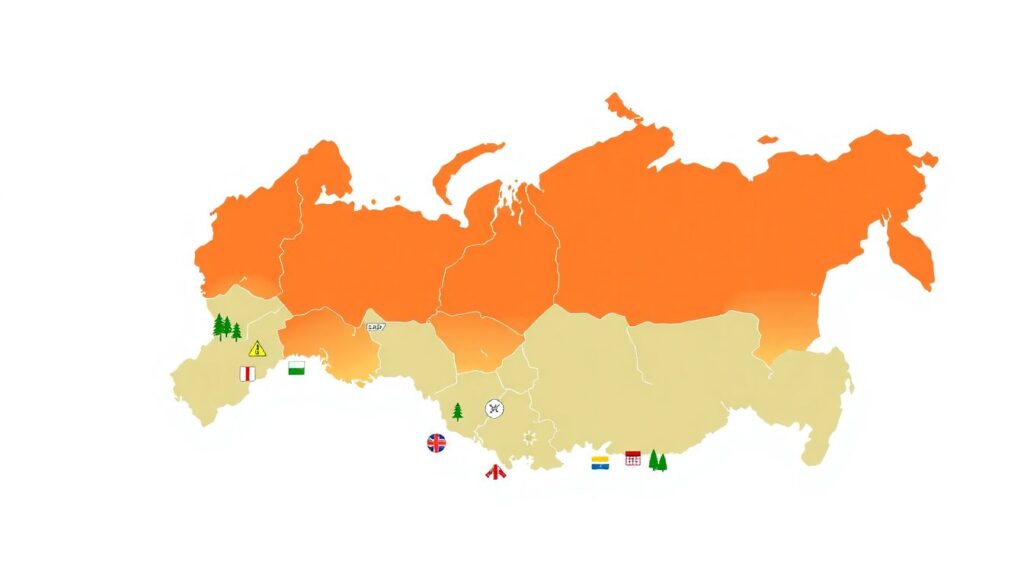 Города и села Центральной России: баланс времени и пространства - иллюстрация