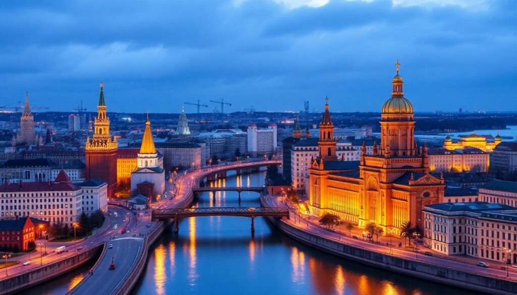 Города и села Центральной России: баланс времени и пространства - иллюстрация