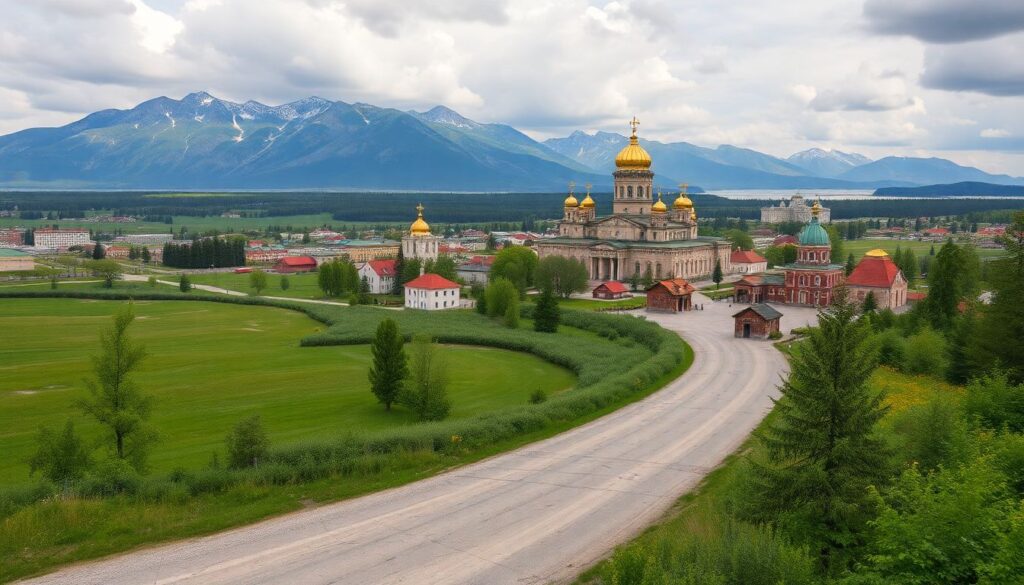 Города и села Центральной России: баланс времени и пространства - иллюстрация