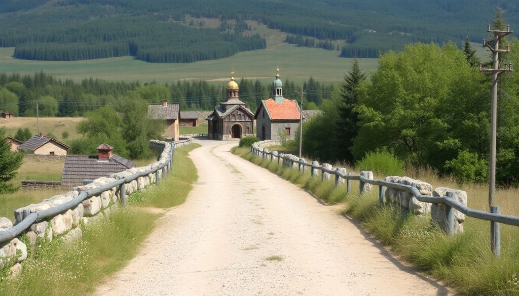 Путешествия по древним дорогам России: торговые пути и мавзолеи - иллюстрация