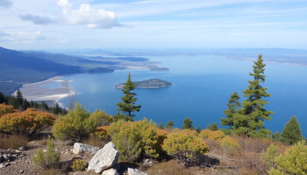 Неизвестные маршруты по Республике Хакасия: панели и пейзажи - иллюстрация
