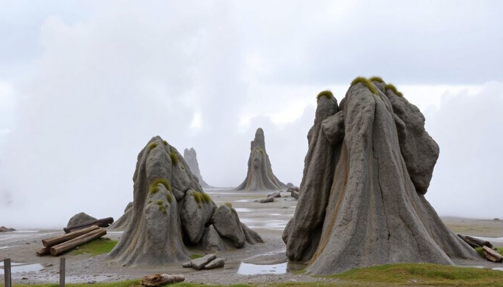 Национальные парки Камчатки: гейзеры и морские багры - иллюстрация