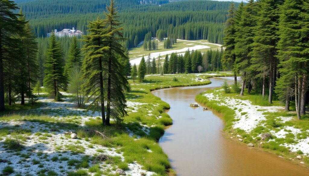 Города и села Новосибирской области: степи и тайга - иллюстрация