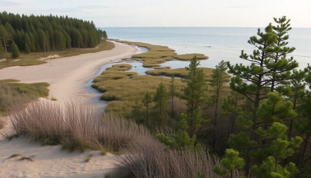 Национальные парки Ленинградской области: финские леса и побережье - иллюстрация