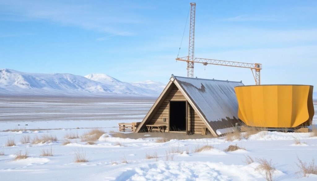 Города и села Ненецкого АО: тундра - иллюстрация