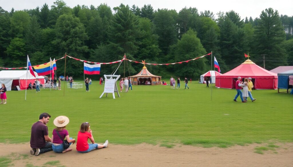 Фестивали и события в городах и селах России: календарь на год - иллюстрация