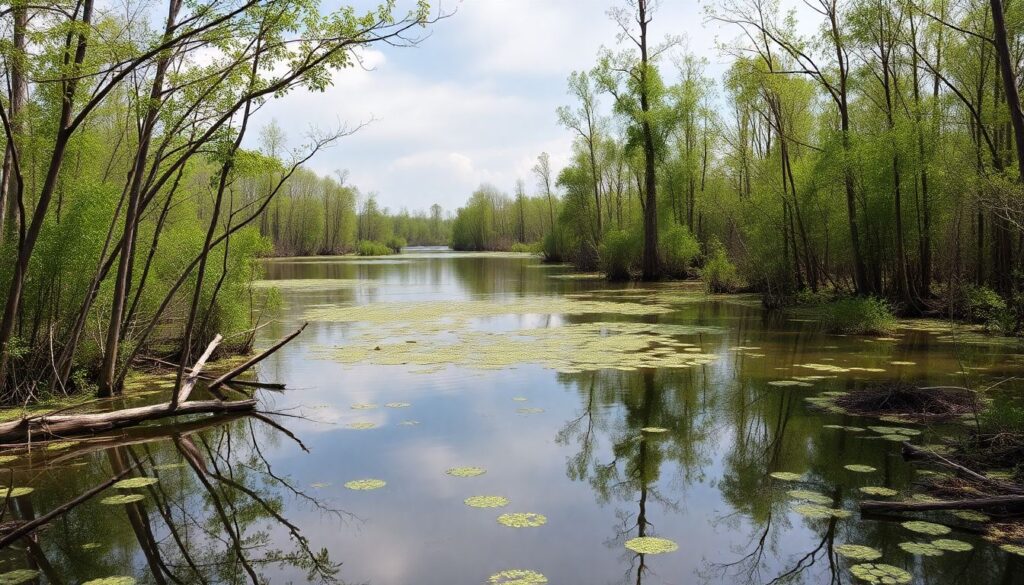 болота - иллюстрация