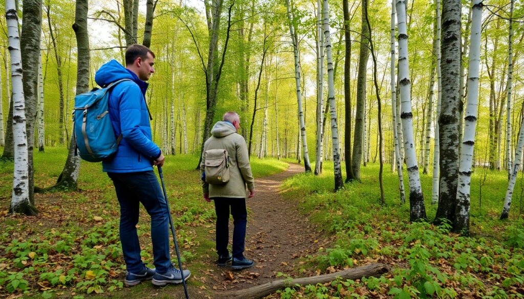 Национальные парки Ульяновской области: березовые рощи и пруды - иллюстрация