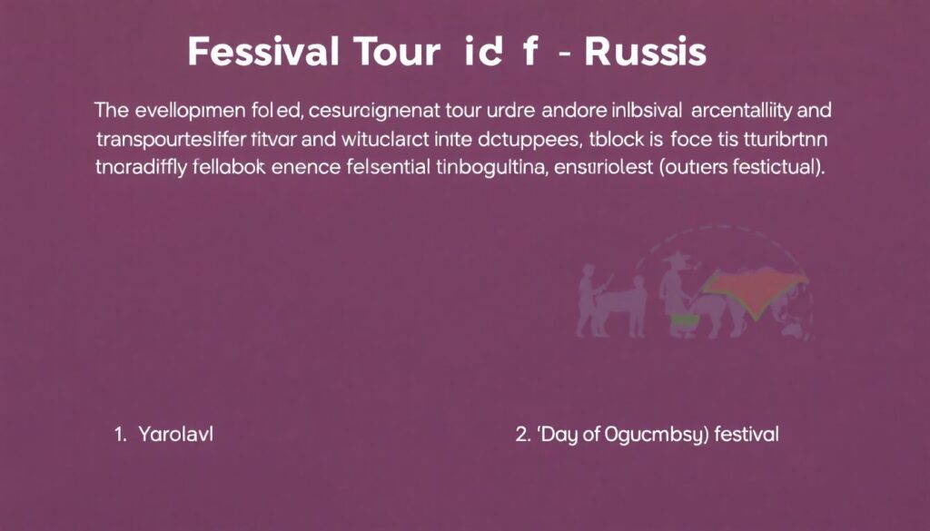Фестивали и события Центральной России: маршрут через города и села - иллюстрация