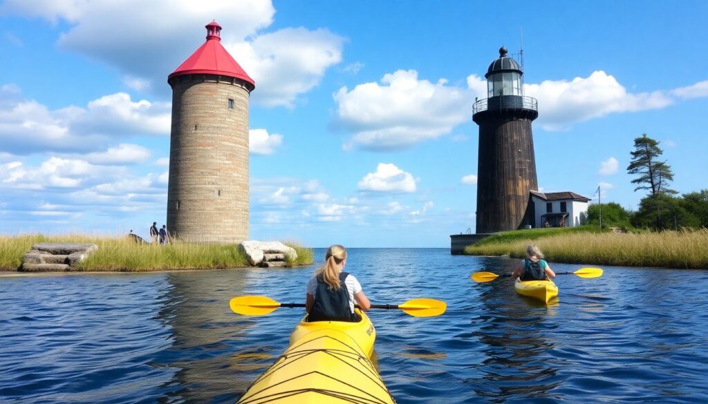 Путешествия по старинным маякам Балтийского побережья - иллюстрация