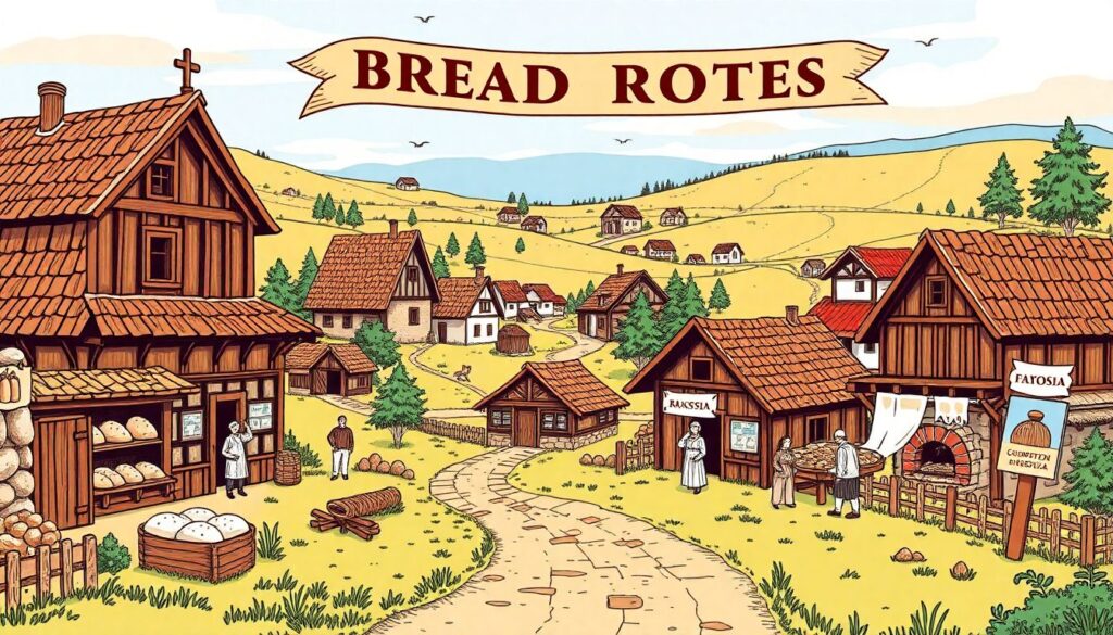 Кулинарные маршруты по Ивановской области: хлеб и хлебопродукты - иллюстрация