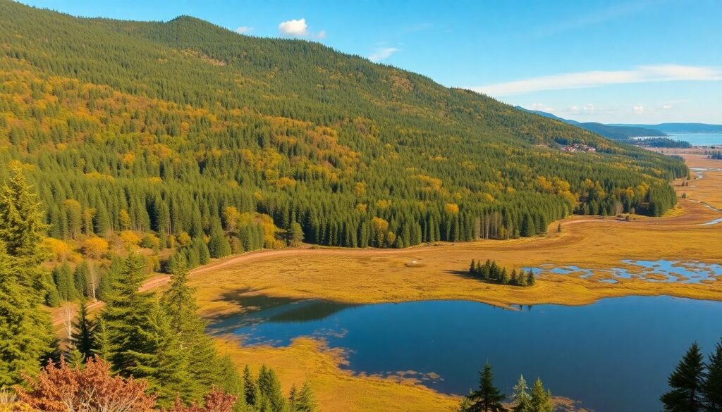 Национальные парки Ленинградской области: побережье и леса - иллюстрация