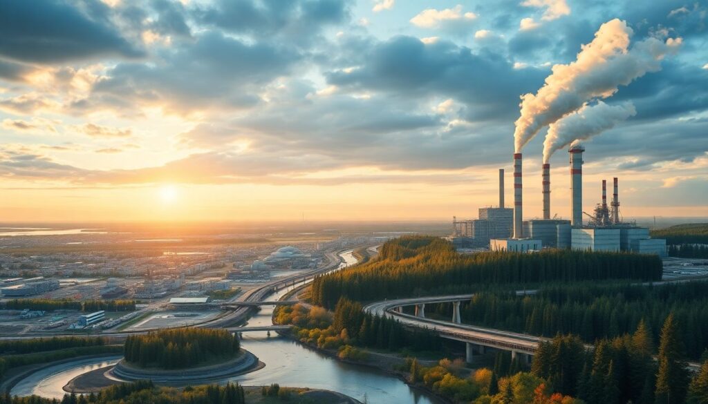 Города и села Тюменской области: таёжные пейзажи и индустриальная история - иллюстрация