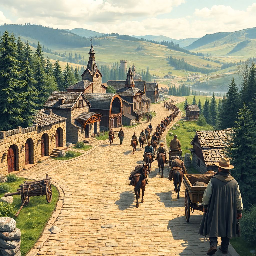 Путешествия по древним дорогам России: история караванных троп и торговых лавок