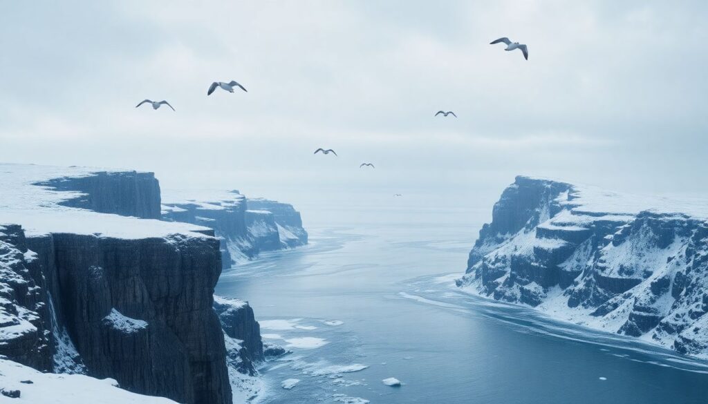 Национальные парки Наганы и Святые острова: арктические пляжи и лагуны - иллюстрация