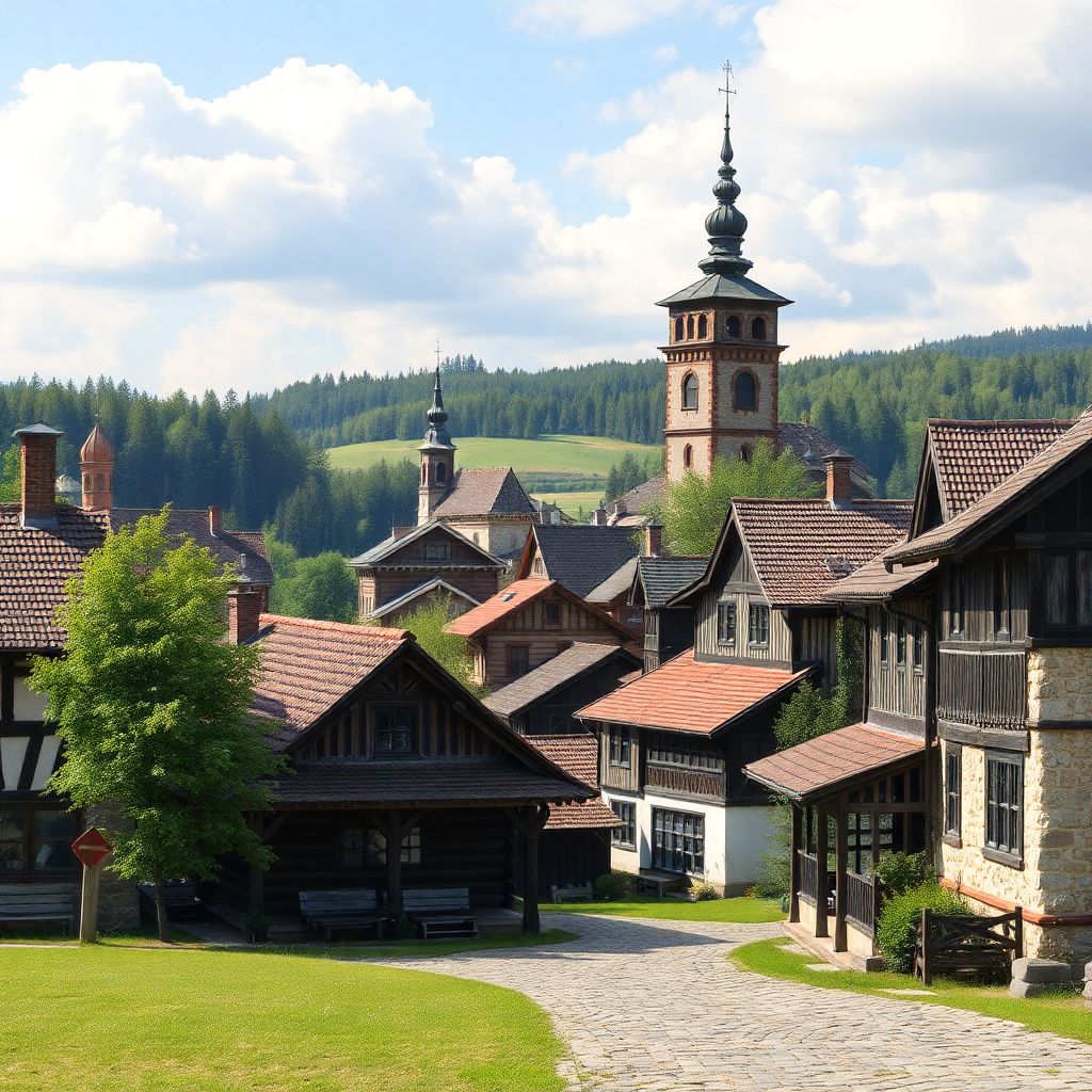 Города и села Псковской области с музеями под открытым небом и рыночной архитектурой