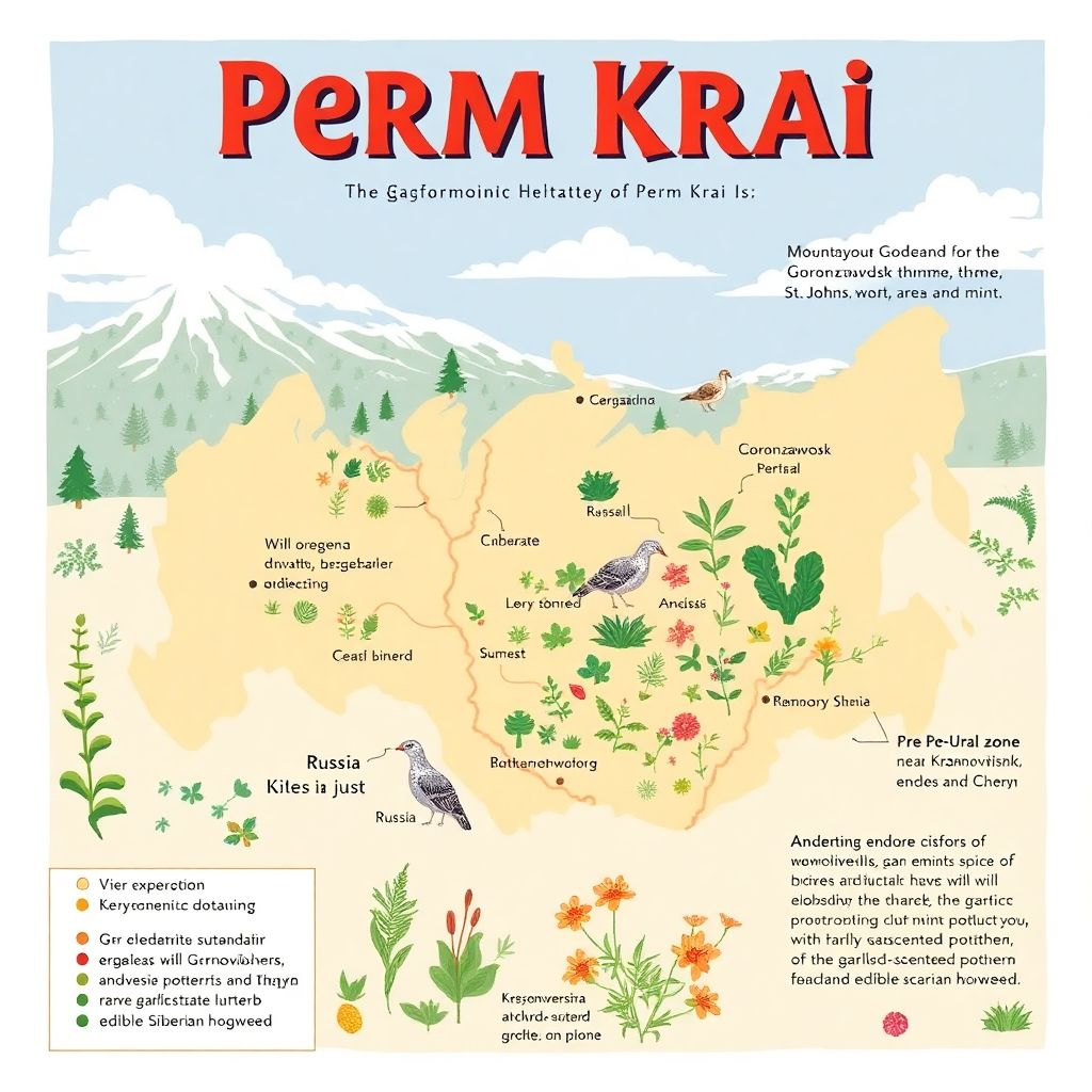 Кулинарные маршруты Пермского края с травами и пряностями для гурманов