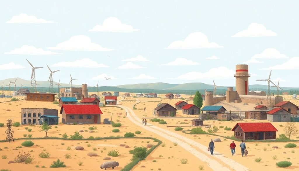 Города и села Волгоградской области: степь - иллюстрация