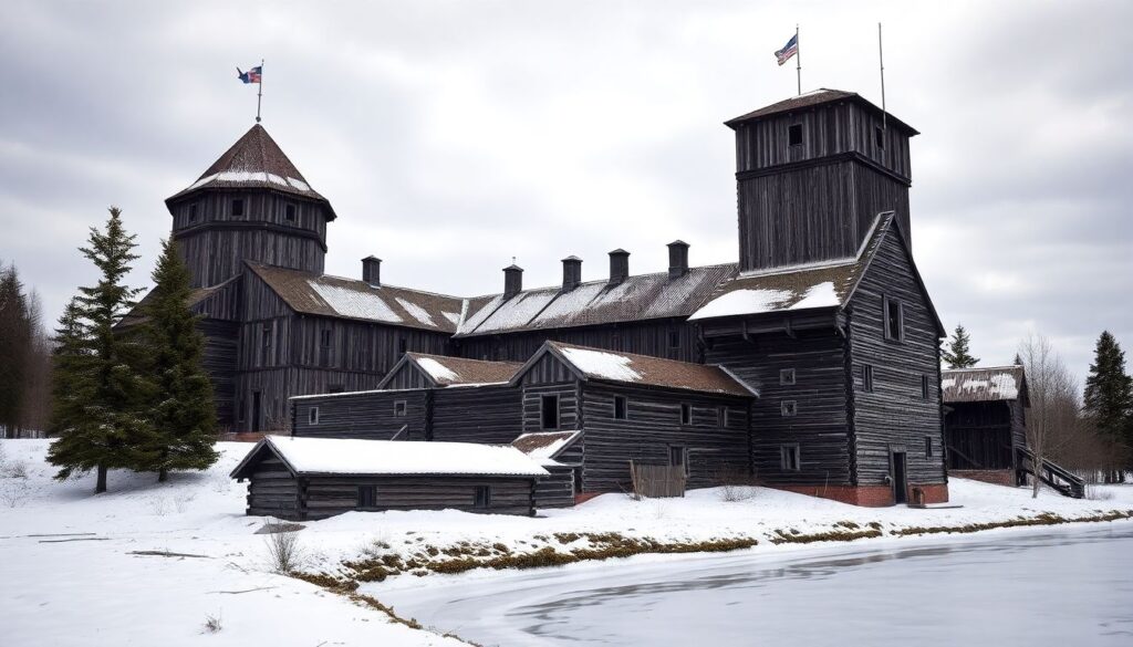 Путешествия по старинным крепостям и ратушам Архангельской области - иллюстрация