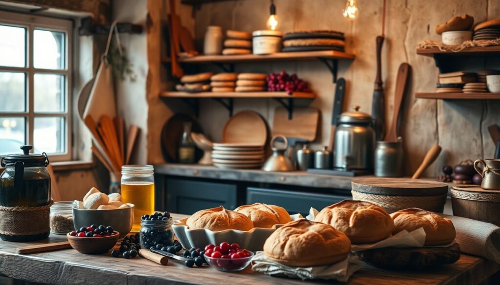 пироги и квас - иллюстрация