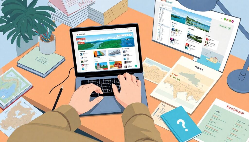 музеи и озёра - иллюстрация