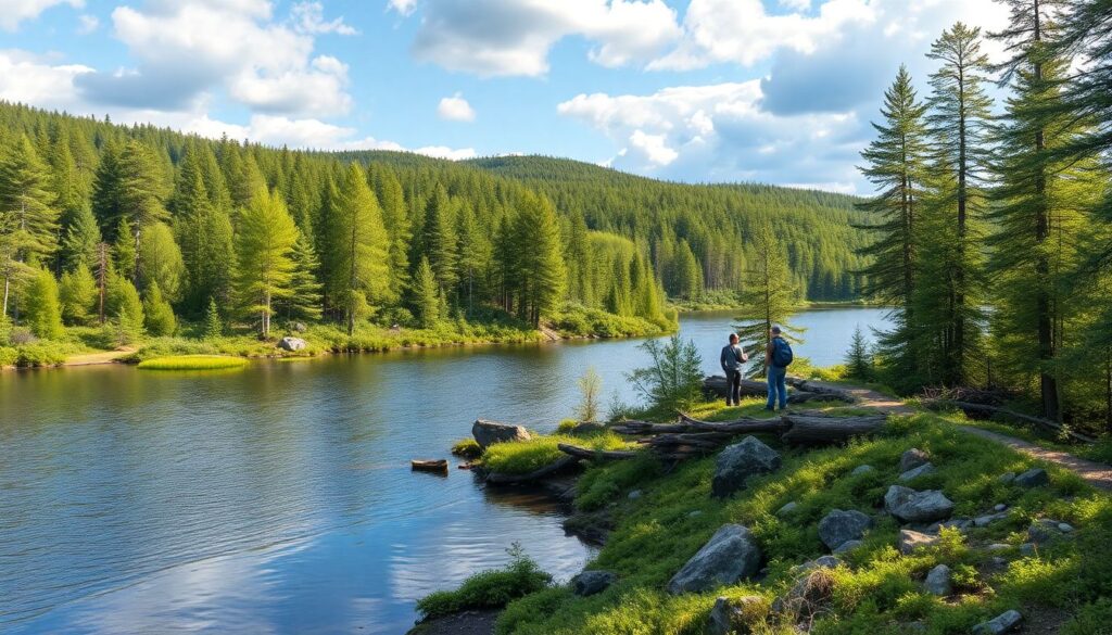 Национальные парки Новосибирской области: тайга и озера - иллюстрация
