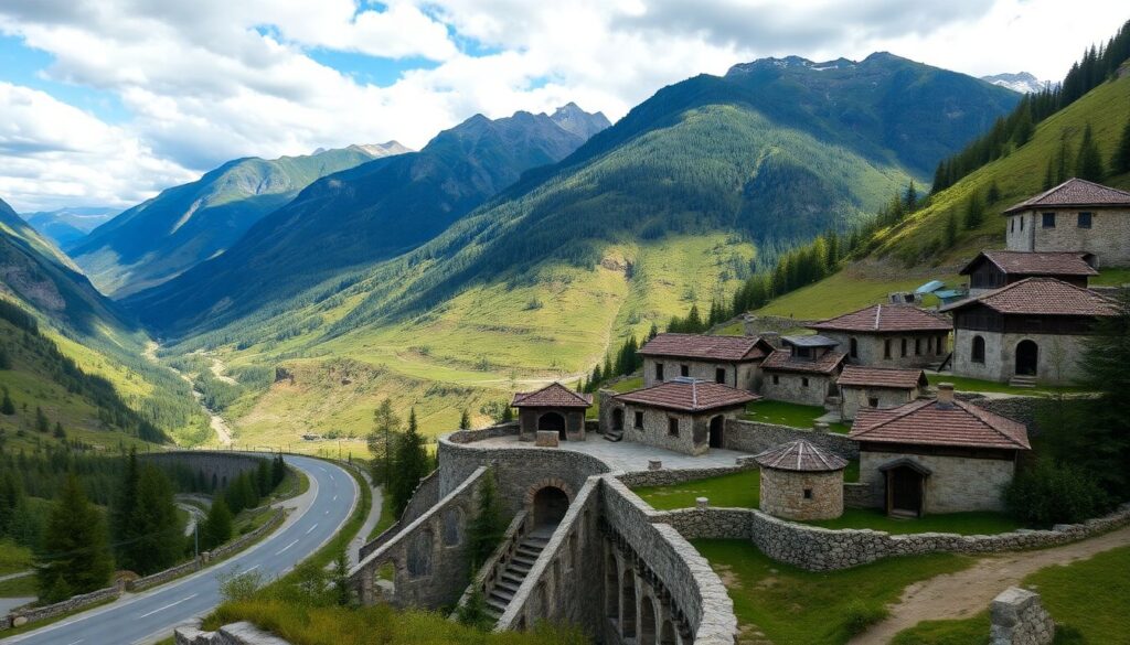 Путешествия по крепостям и замкам Северной Осетии: горы и легенды - иллюстрация