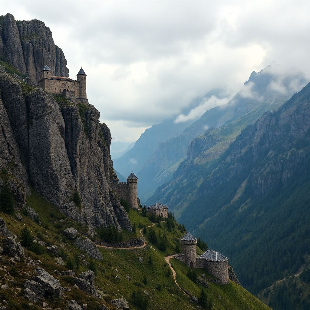 Путешествия по крепостям и замкам Северной Осетии среди гор и древних легенд