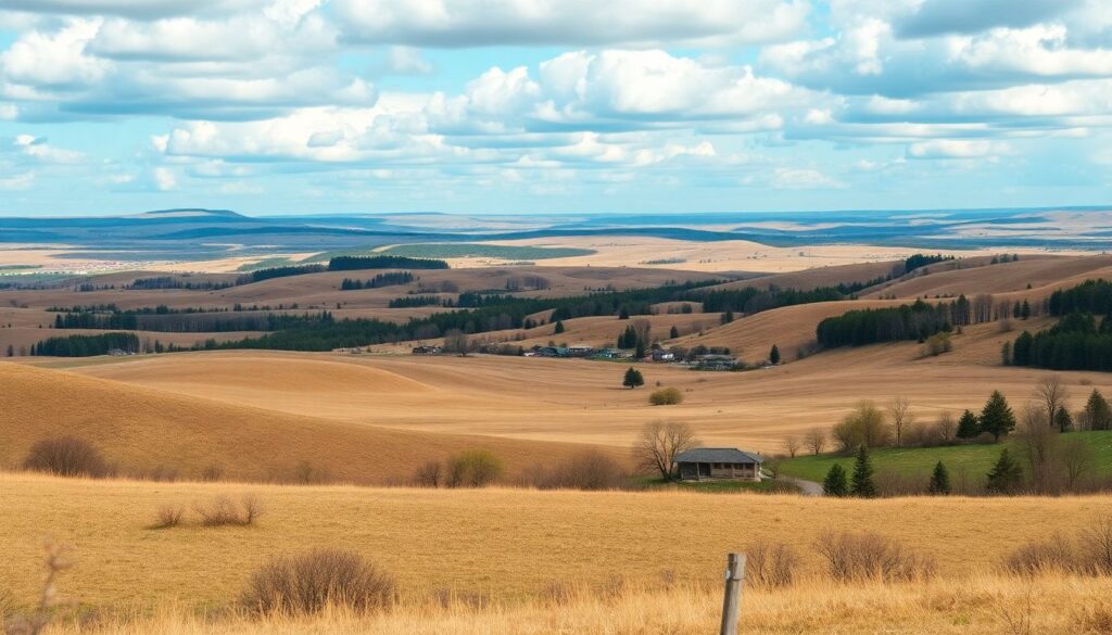 Города и села Белгородской области: степь - иллюстрация