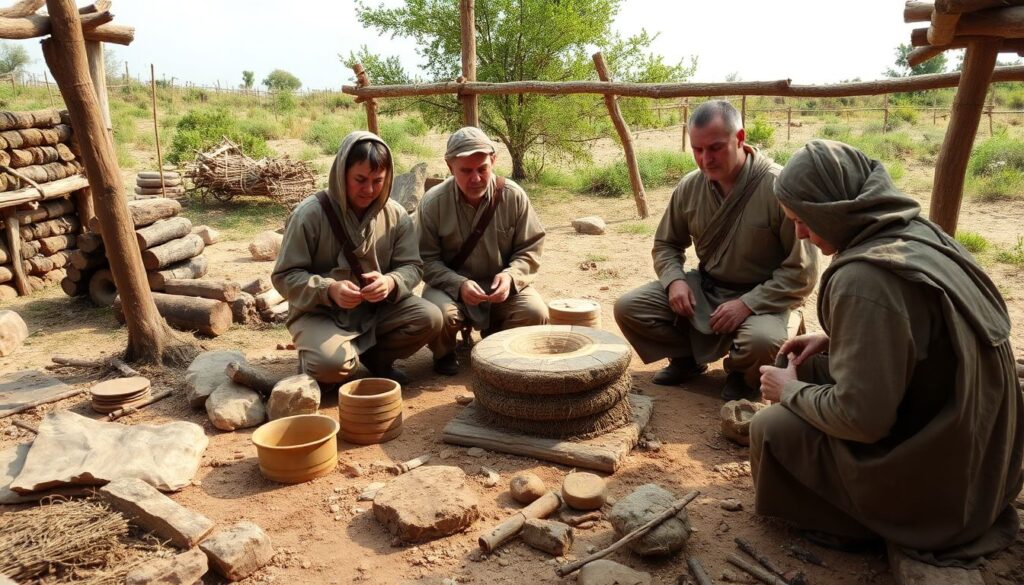 археология и ремесла - иллюстрация