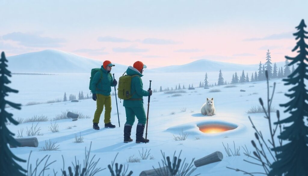 Национальные парки Ненецкого автономного округа: tundra и побережье - иллюстрация