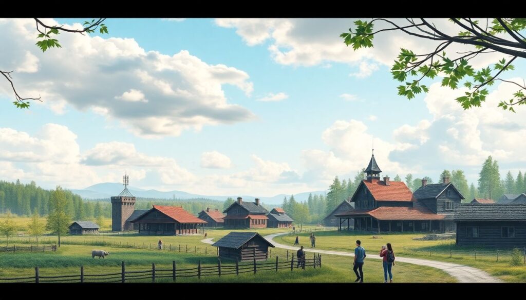 Города и села Тобольского района: сибирская красота и исторические кварталы - иллюстрация