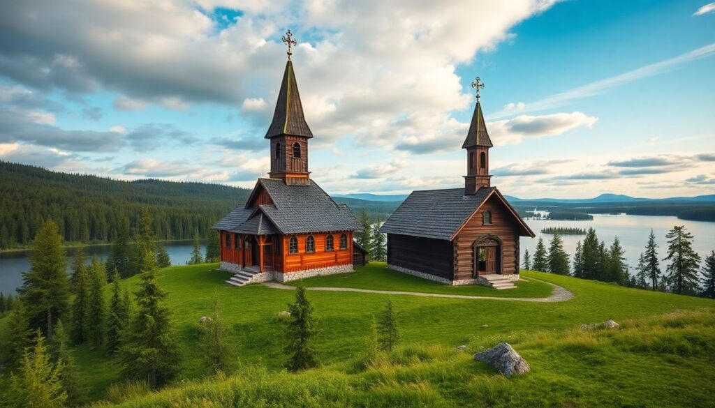 Города и села Архангельской области: побережье Белого моря и старинные храмы - иллюстрация