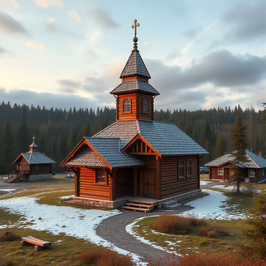 Города и села Архангельской области у Белого моря и старинные северные храмы