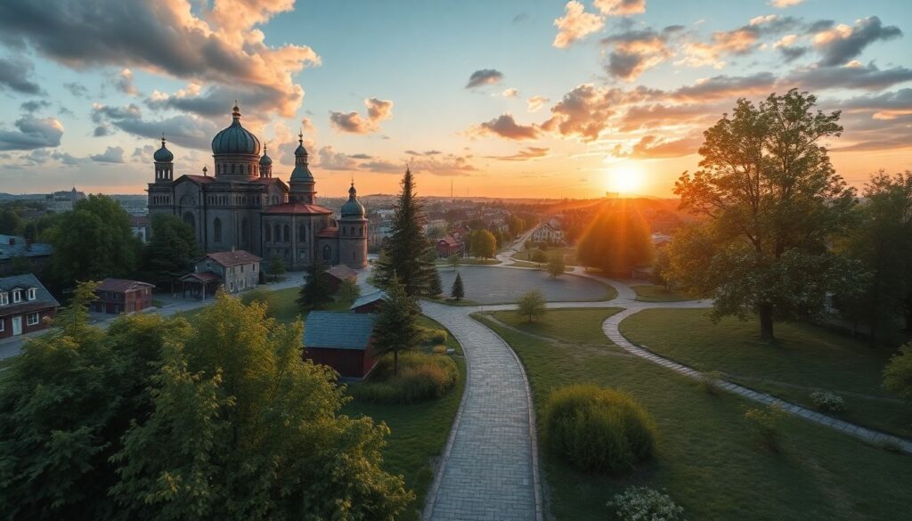 Города и села Нижегородской области: шумные набережные и тихие улочки - иллюстрация
