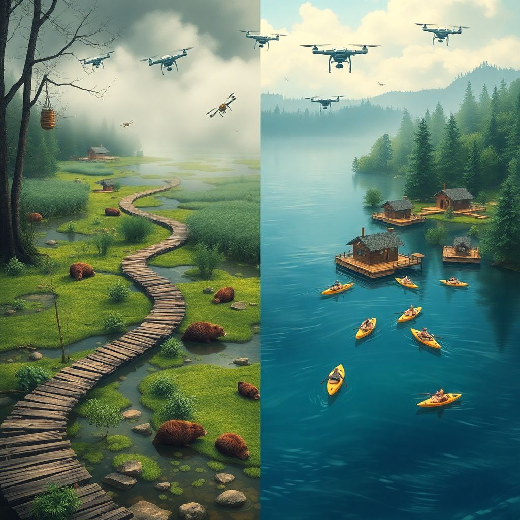 Болота и озера: особенности, экосистемы и влияние на окружающую среду