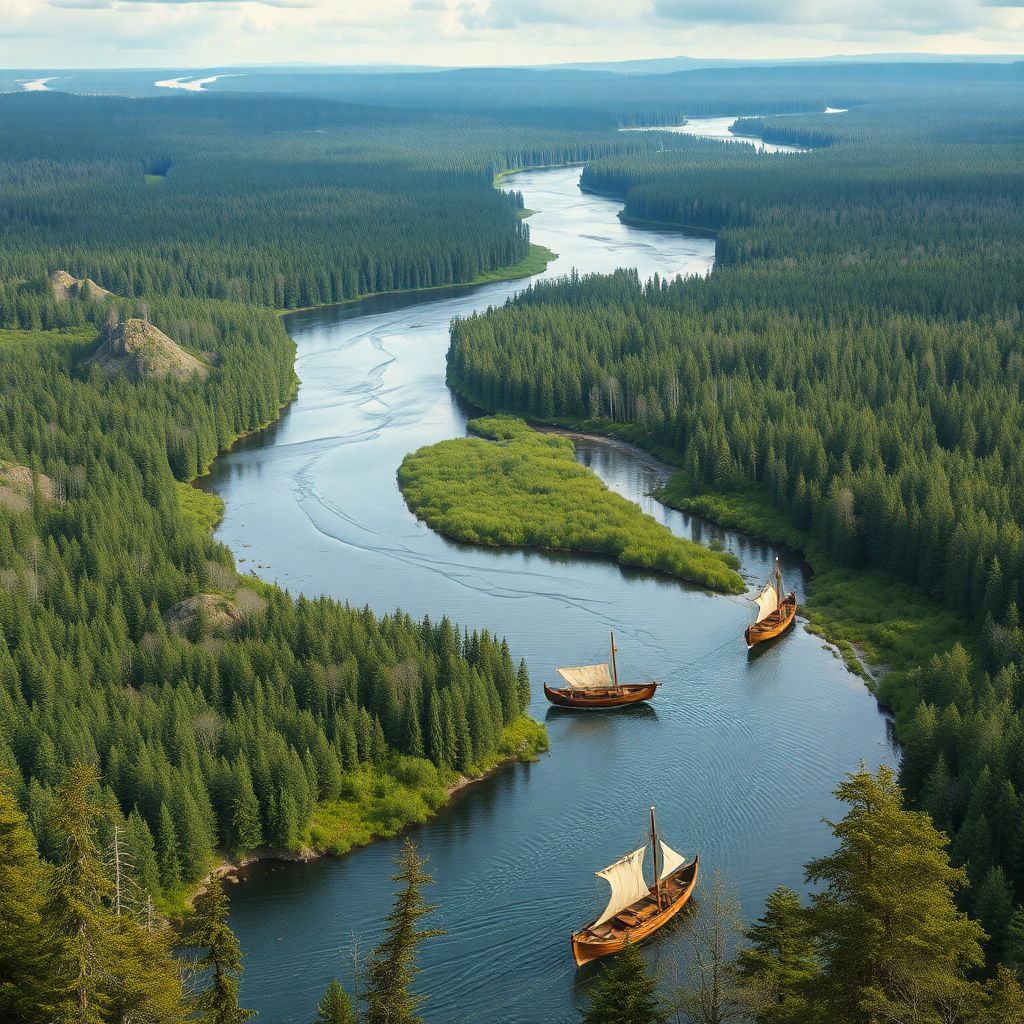Реки и тайга России: уникальная природа и богатство северных ландшафтов