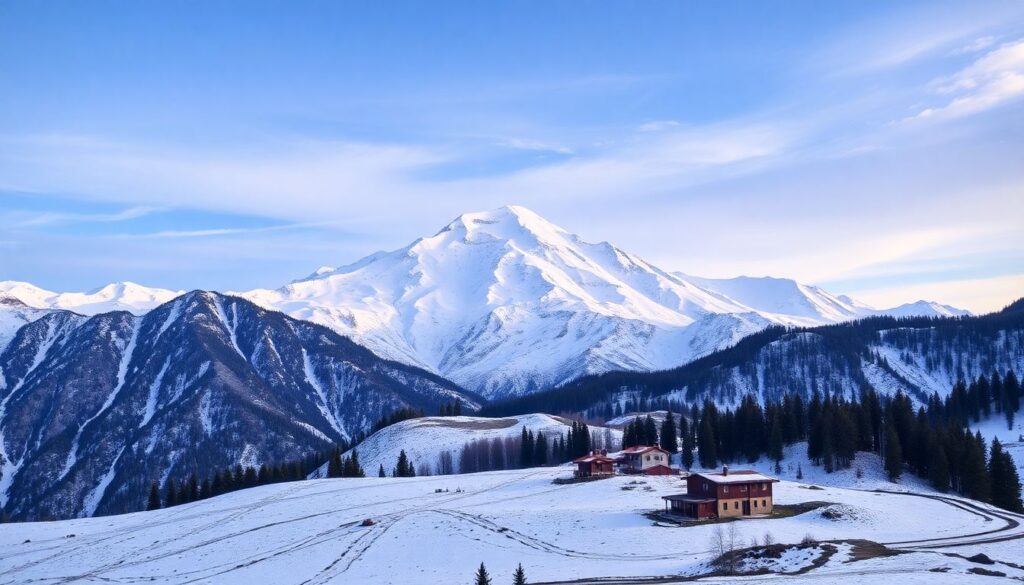 Города и села Северного Кавказа: горы - иллюстрация