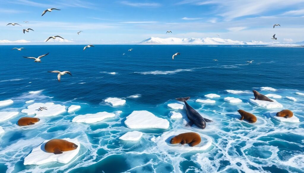 Национальные парки Чукотского автономного округа: арктические ландшафты и побережье - иллюстрация