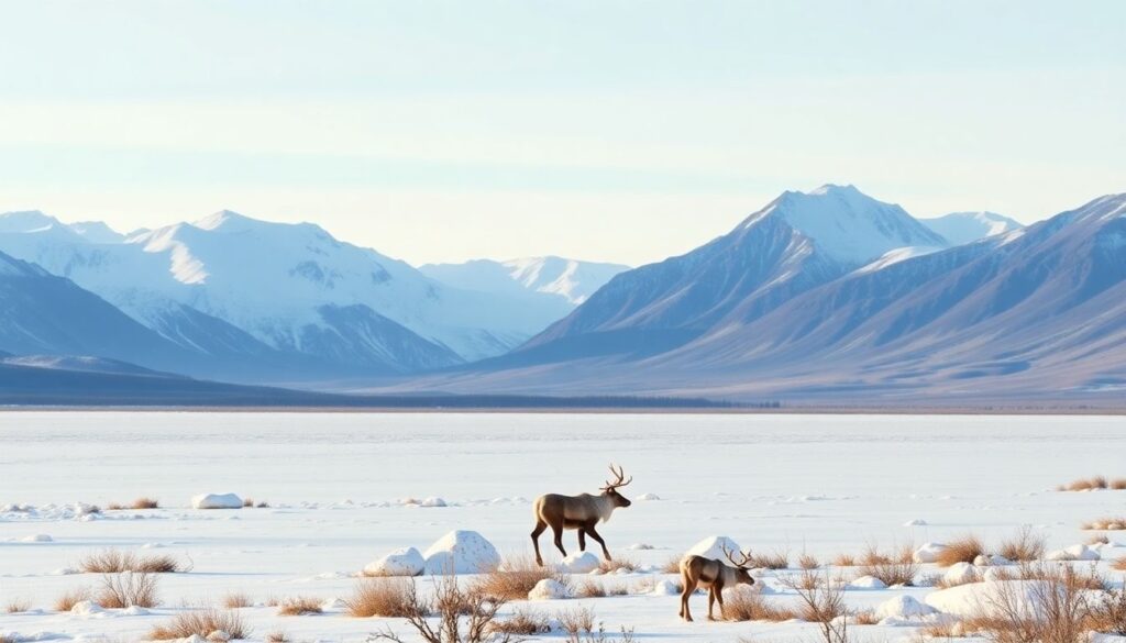 Национальные парки Чукотского автономного округа: арктические ландшафты и побережье - иллюстрация